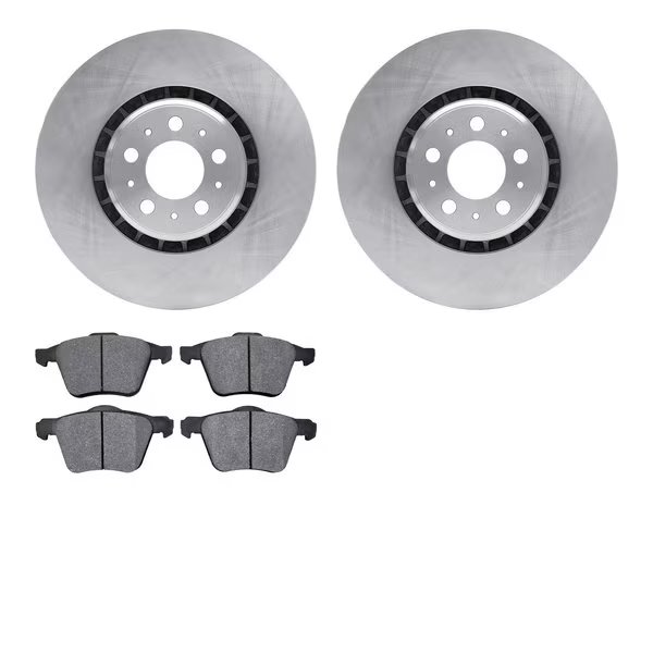 6502-27253, Rotors with 5000 Advanced Brake Pads, Dynamic Friction Co, Mfr#: 6502-27253